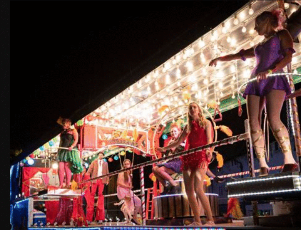 Illuminated Float At Pewsey Carnival